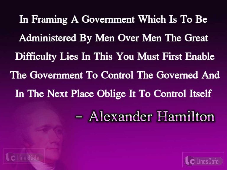 Alexander Hamilton Top Best Quotes (With Pictures) - Linescafe.com