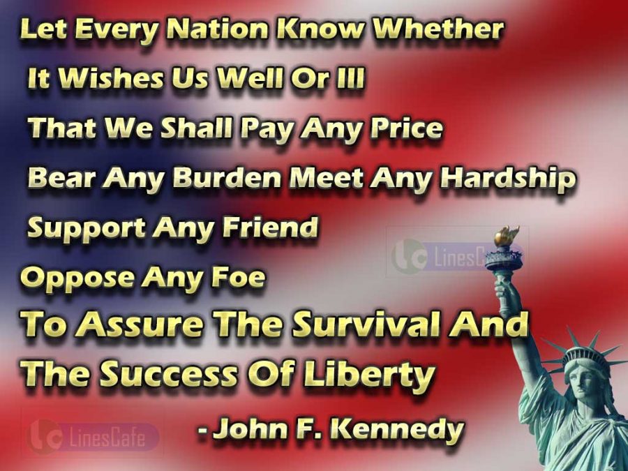 Former US President John F. Kennedy Top Best Quotes (With Pictures ...