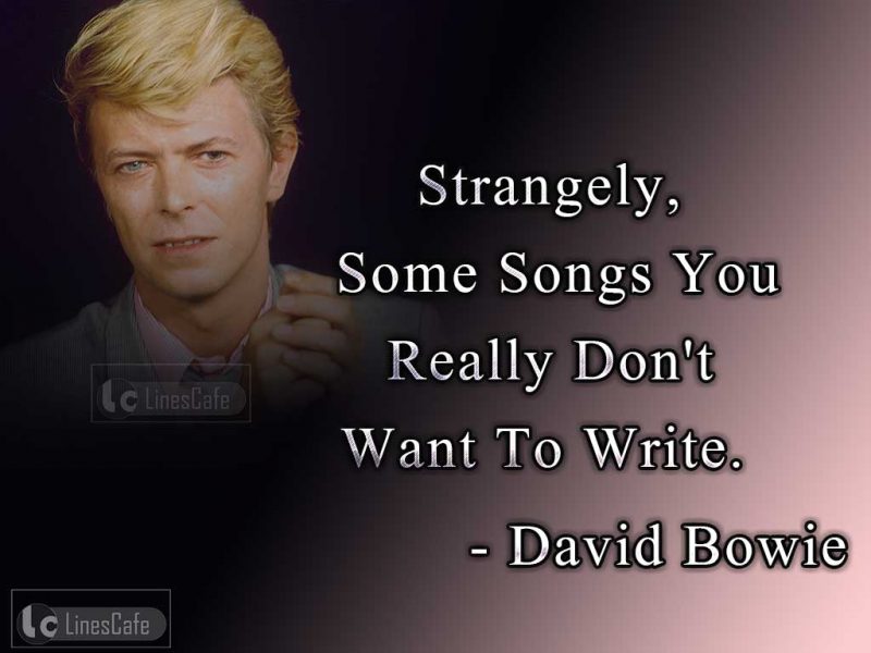 Singer David Bowie Top Best Quotes With Pictures