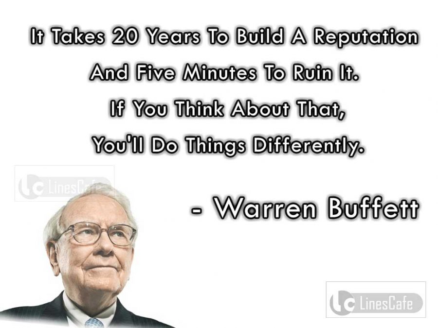 Businessman Warren Buffett Top Best Quotes (With Pictures) - Linescafe.com